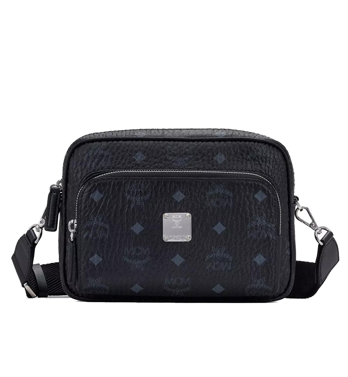 MCM Mini Aren Crossbody Visetos (Black)