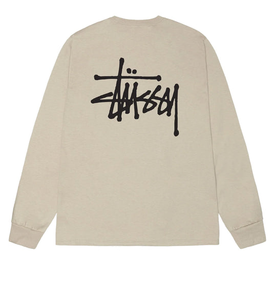 Stussy Basic Crew Sweatshirt (Khaki)