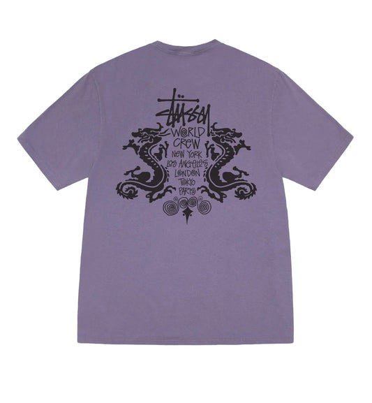 Stussy Double Dragon Tee (Grape)