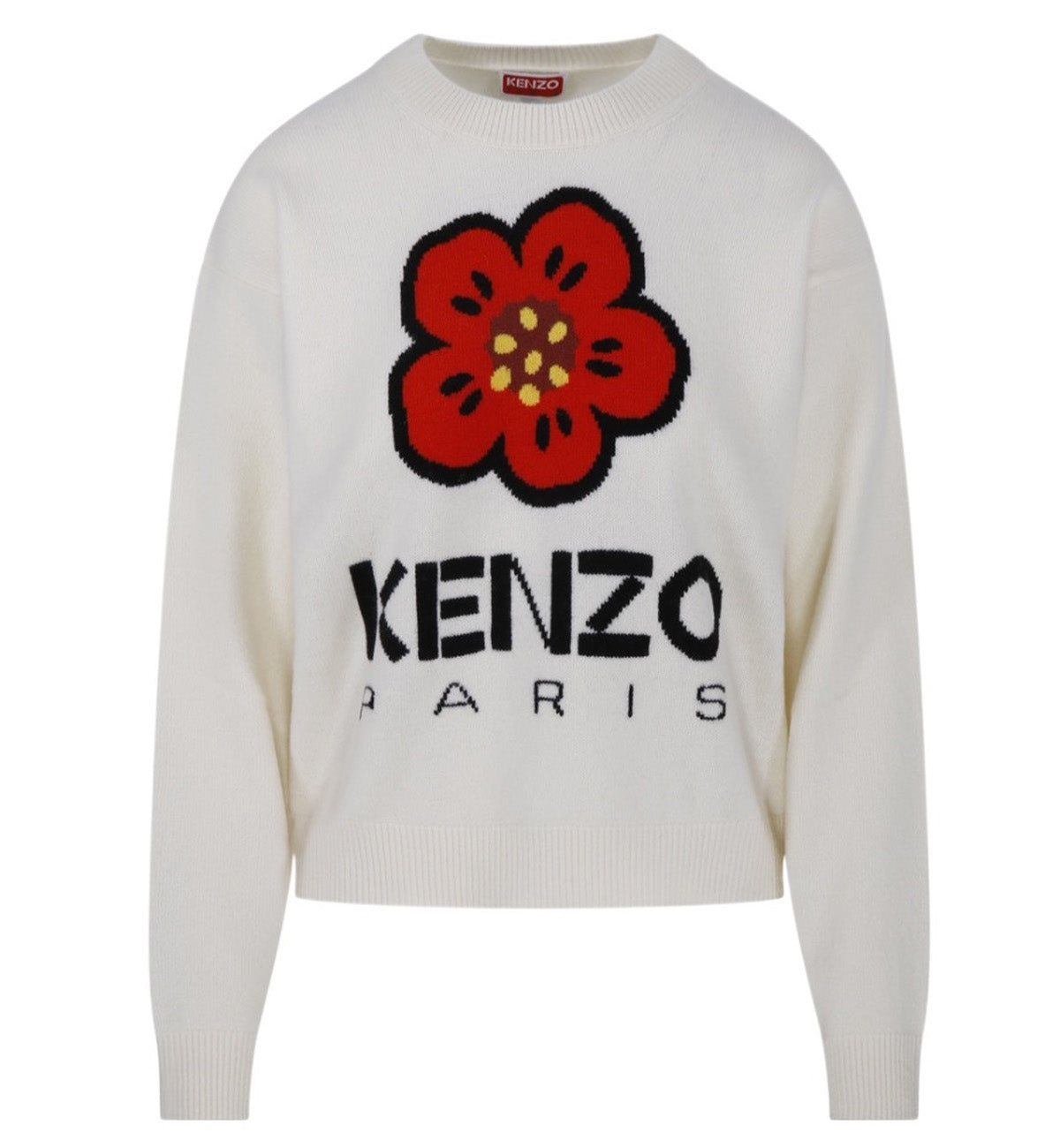 Kenzo Boke Flower Sweater (White)