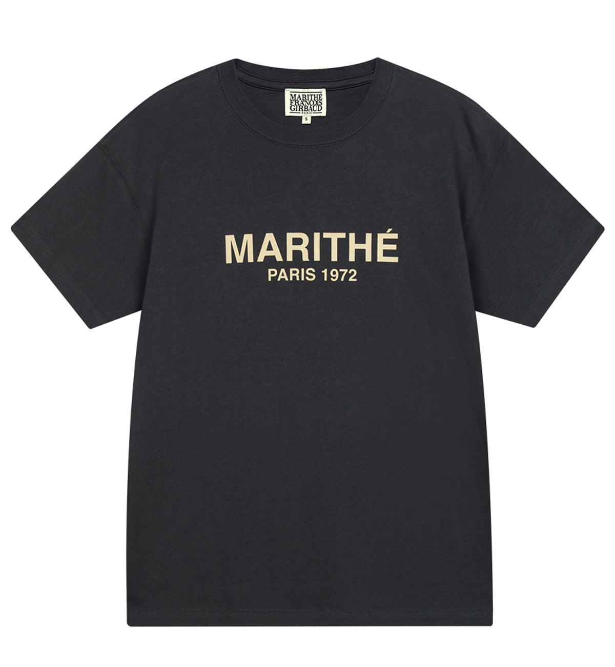 Marithe Regular Logo T-Shirt (Charcoal)