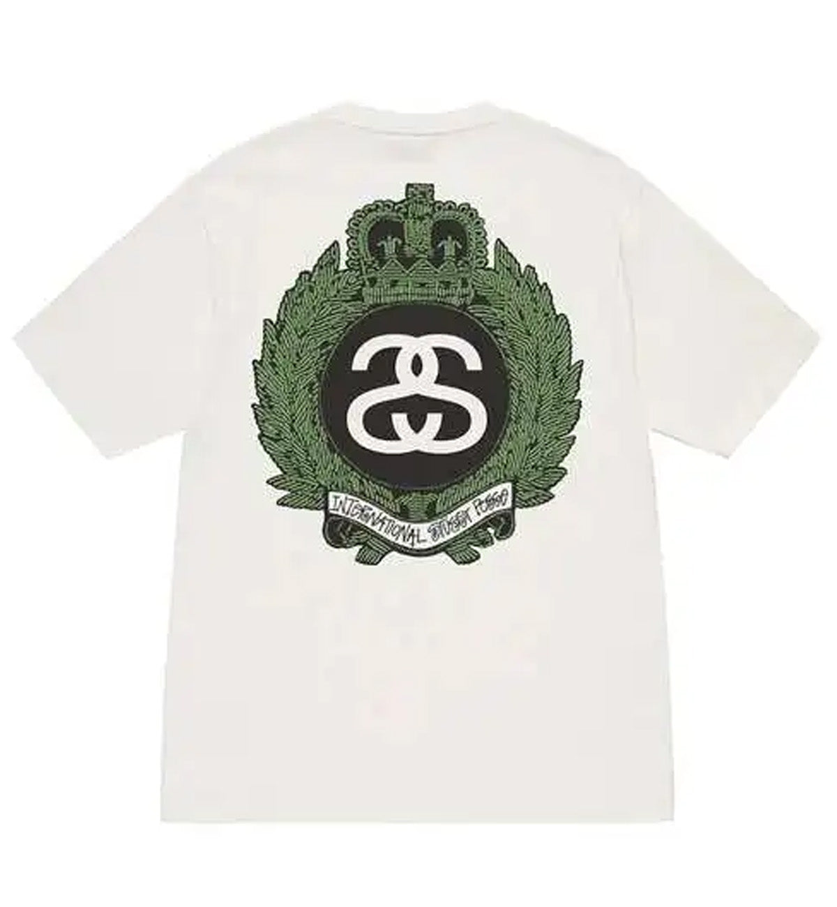 Stussy Crown Wreath Pigment Dyed Tee (White)