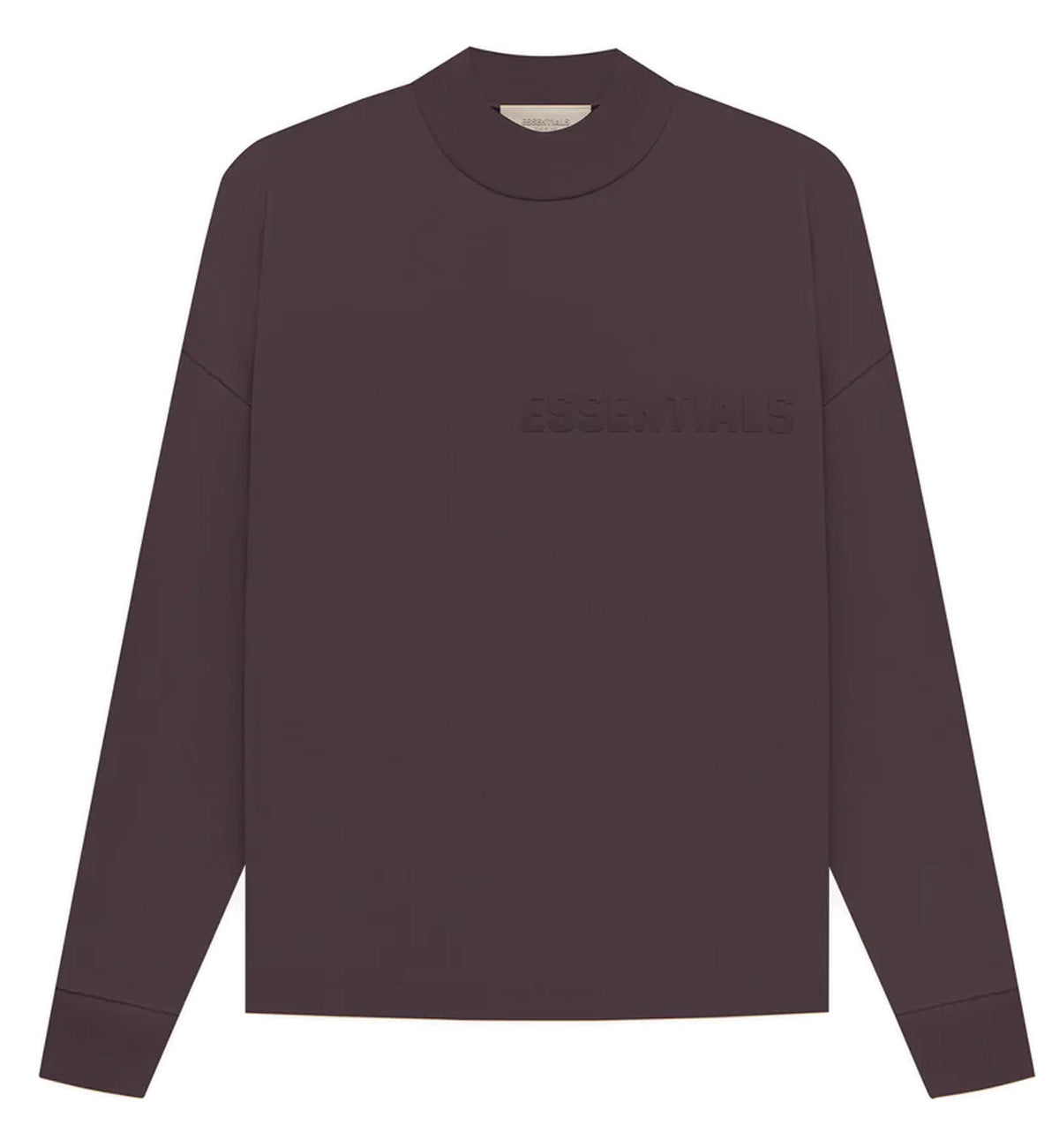 Fear of God Essential SS23 Long Sleeve T-Shirt (Plum)