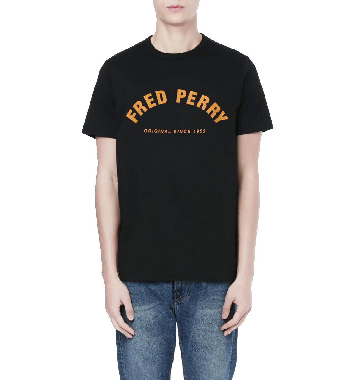 Fred Perry Arch Branded T-Shirt (Black)