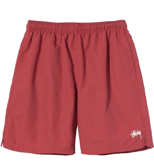 Stussy Small Basic Water Short (Red)