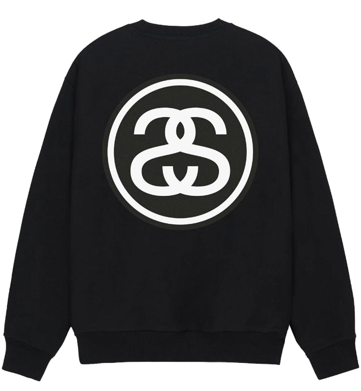 Stussy SS Link Crew Sweatshirt (Black)