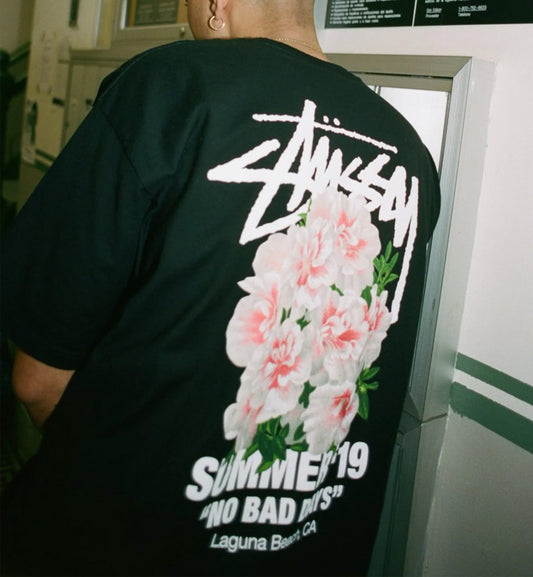 Stussy Carnation Tee (Black)