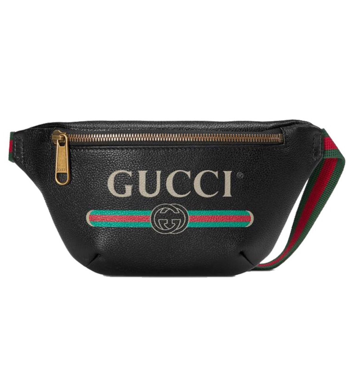 Gucci Print Belt Bag (Black) – The Factory KL