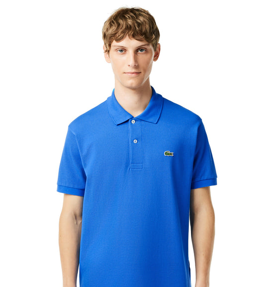 Lacoste Classic Fit Cotton Polo Shirt (Blue)