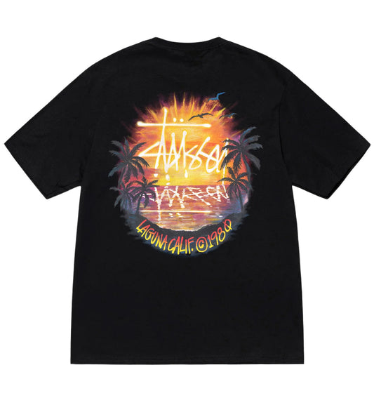 Stussy Sunset Tee (Black)