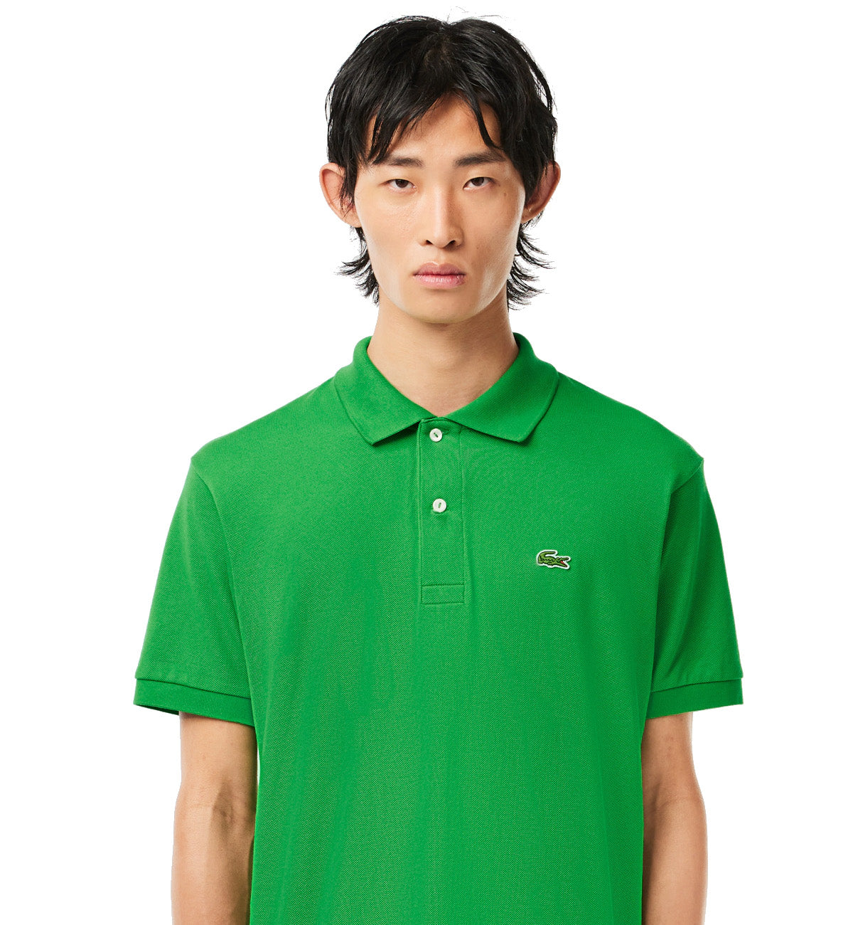 Lacoste Classic Fit Cotton Polo Shirt (Green)