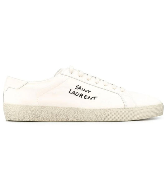 Saint Laurent Court Classic Black White