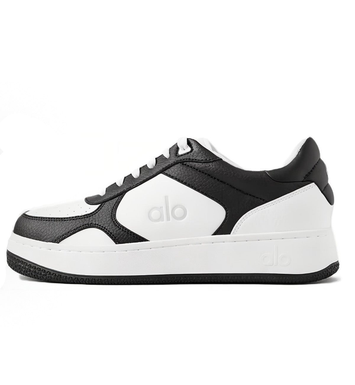 Alo Yoga Recovery Mood Sneaker Black White