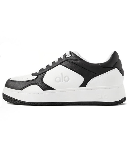 Alo Yoga Recovery Mood Sneaker Black White