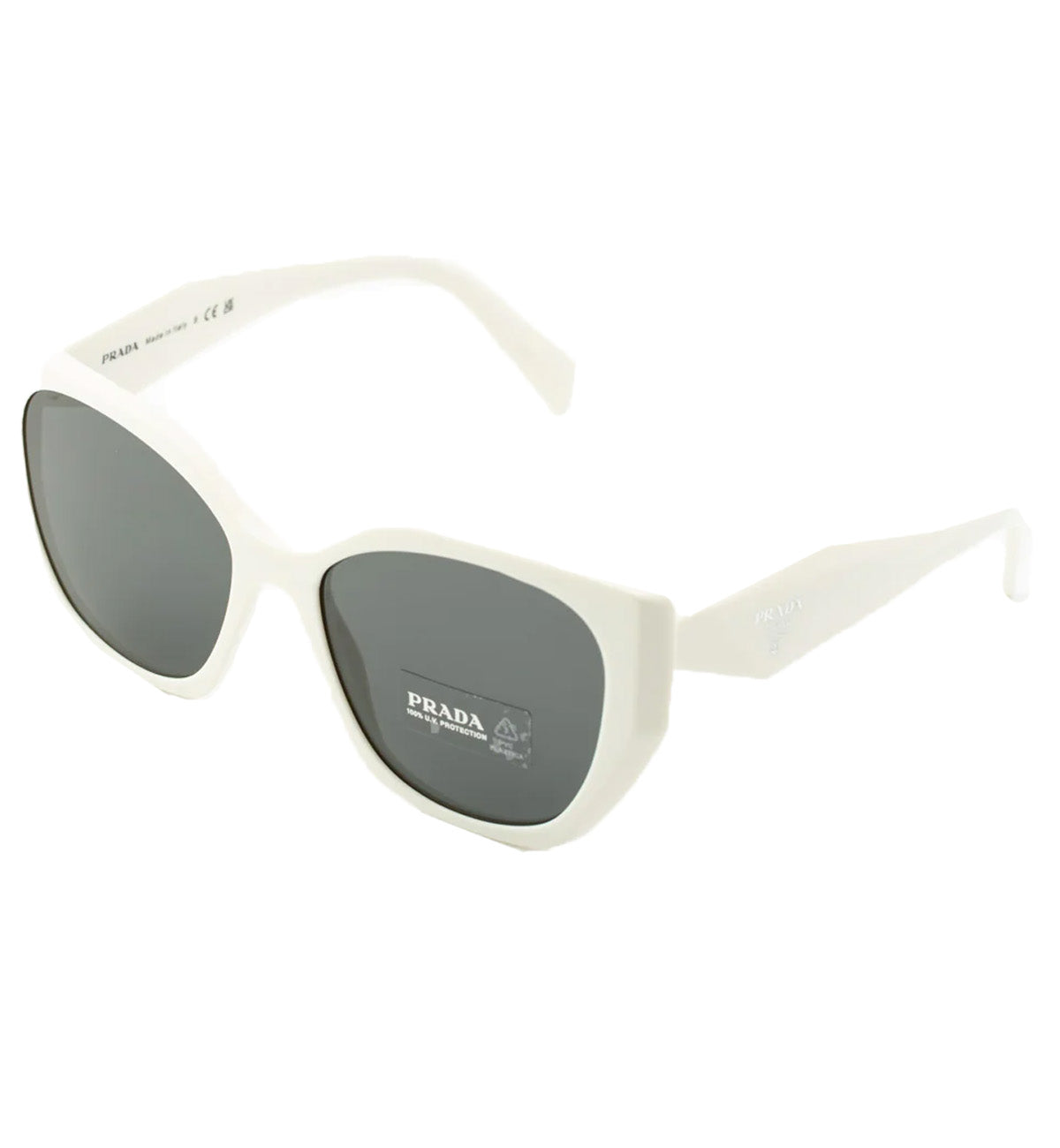 Prada SPR19ZS Sunglasses (White)