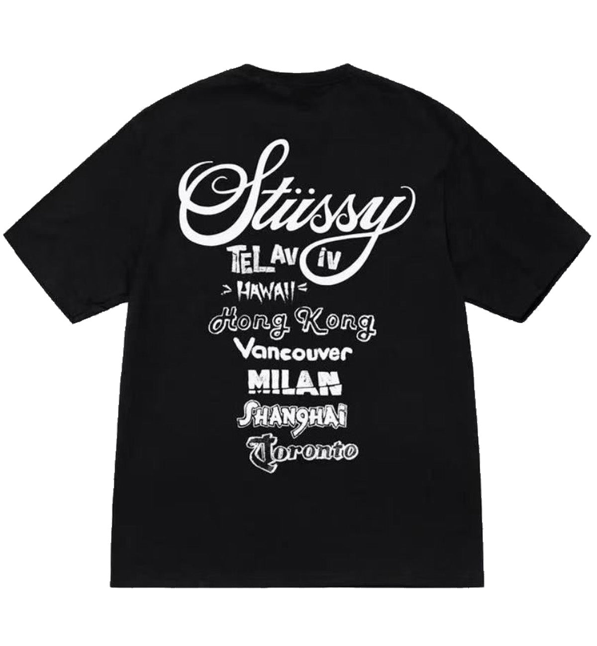 Stussy Hong Kong City Tee (Black)