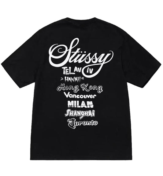 Stussy Hong Kong City Tee (Black)