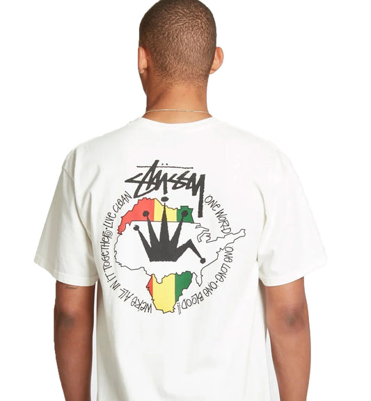 Stussy Live Clean Dyed Tee (White)