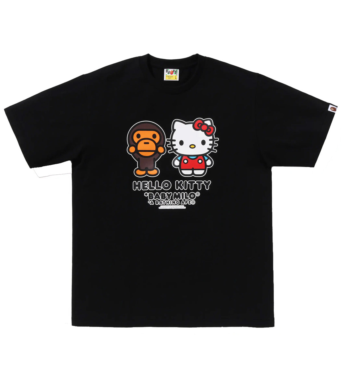 Bape Baby Milo x Hello Kitty T-Shirt (Black)
