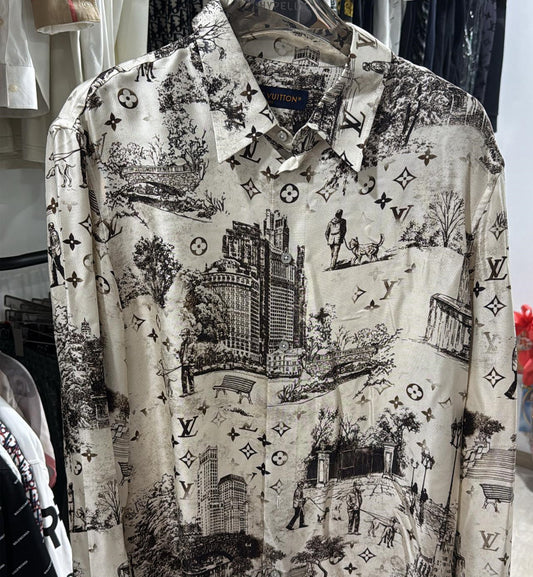 [Pre-Used] LV City Silk Shirt