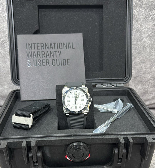 [Pre-Used] Bell & Ross Diver Watch BR03-92 White Dial