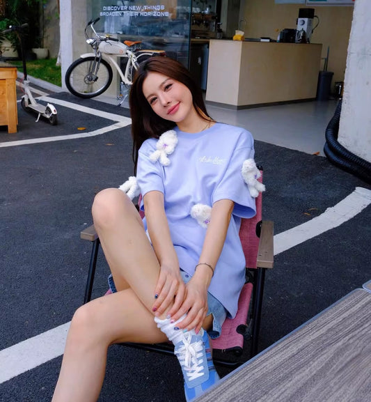 13DE MARZO Mini Doozoo T-Shirt (Blue)