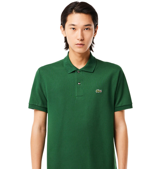 Lacoste Classic Fit Cotton Polo Shirt (Dark Green)