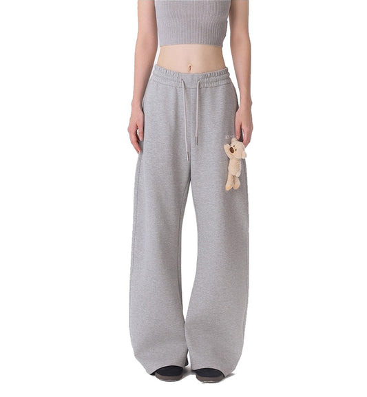13DE MARZO Casual Bear Blade Sweatpants (Grey)