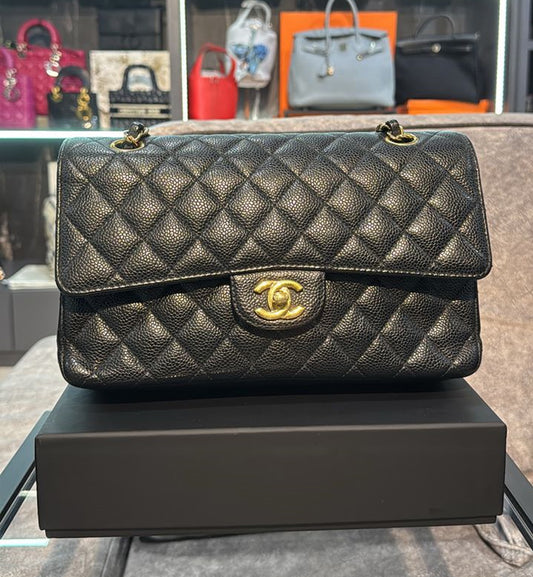 [Pre-Used] Chanel Classic Flap Caviar Medium Bag (Serial 25)