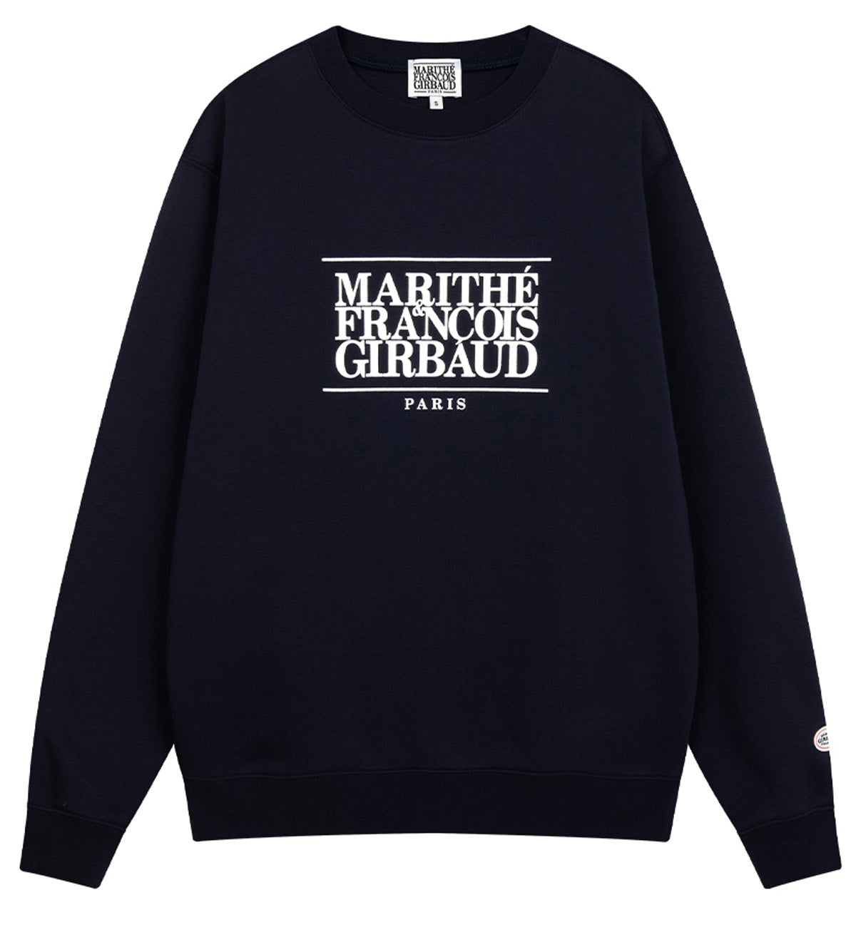 Marithe Classic Logo Sweatshirt (Navy)