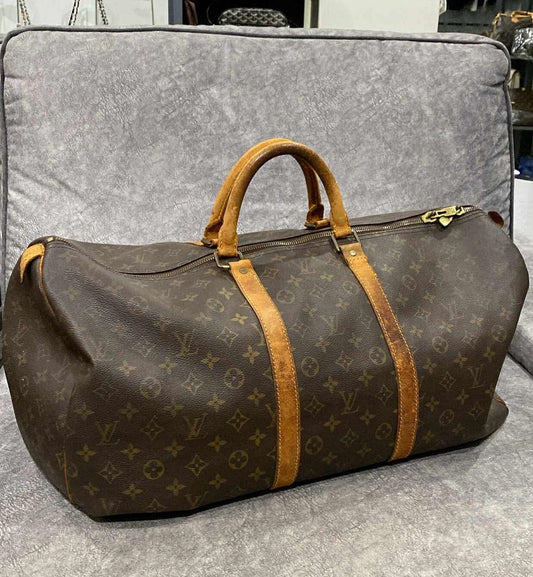 [Pre-Used] LV Keepall 55 Monogram Brown