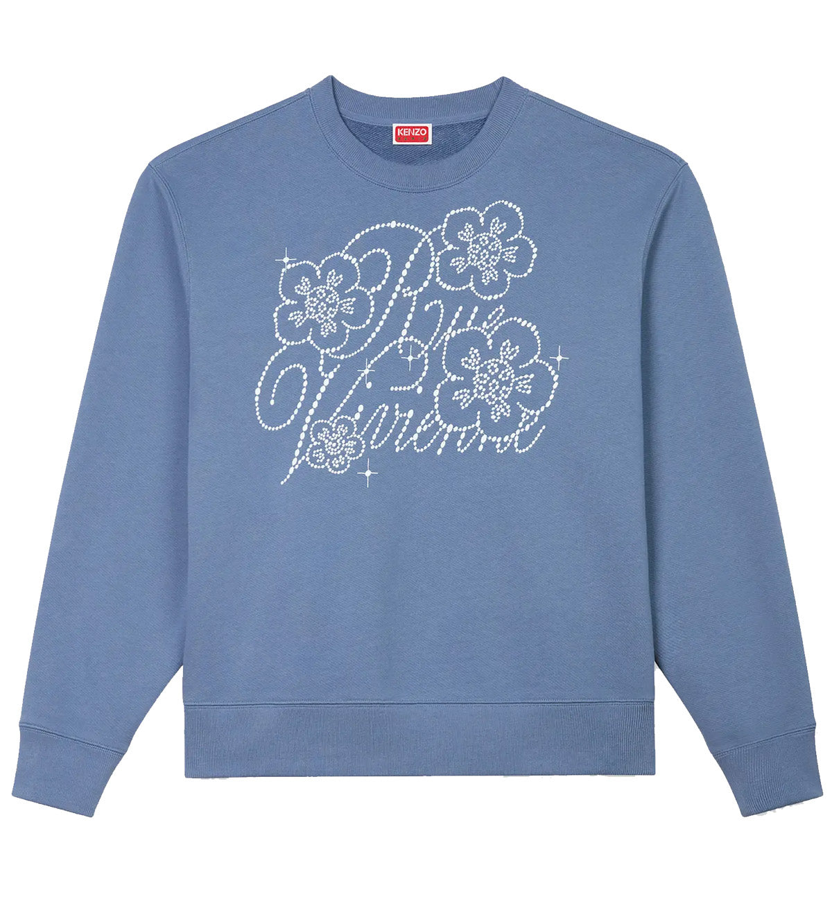 Kenzo Constellation Embroidered Sweatshirt (Blue)