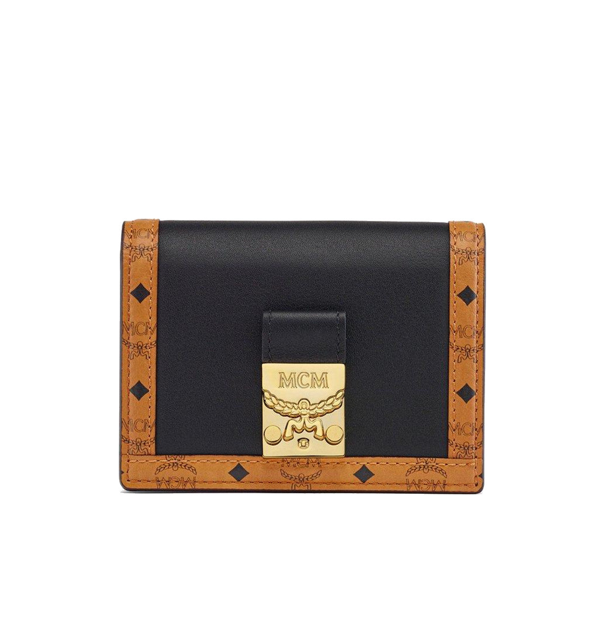 MCM Tracy Visetos Wallet (Black)