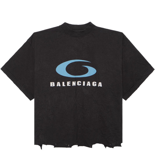 Balenciaga Loop Sport T-Shirt (Black)