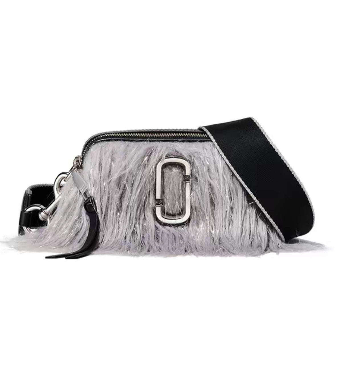 MARC JACOBS The Snapshot Camera Bag (Grey Furry)