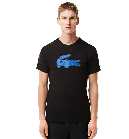 Lacoste Crocodile Printed T-Shirt (Black)