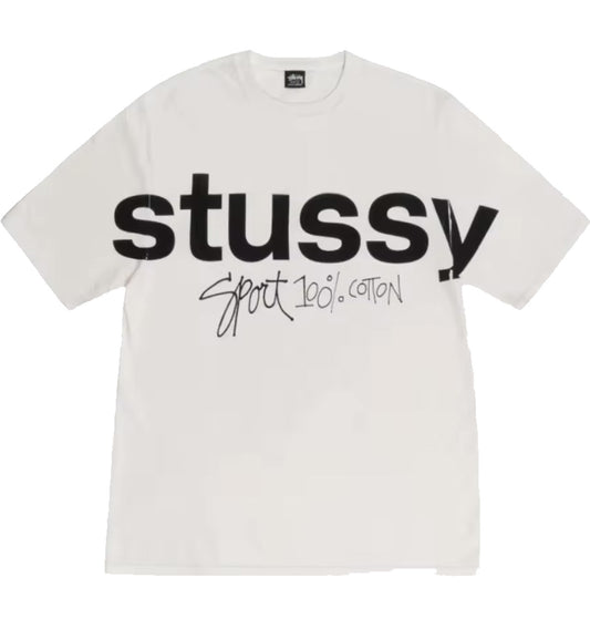 Stussy Sport 100% Pigment Dyed Tee (White)
