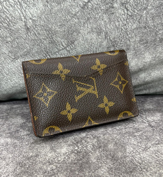 [Pre-Used] LV Pocket Organizer Brown Cardholder Monogram