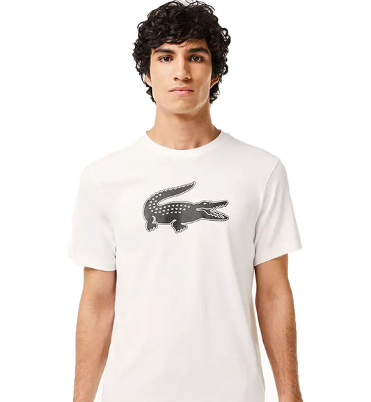 Lacoste Crocodile Printed T-Shirt (White)