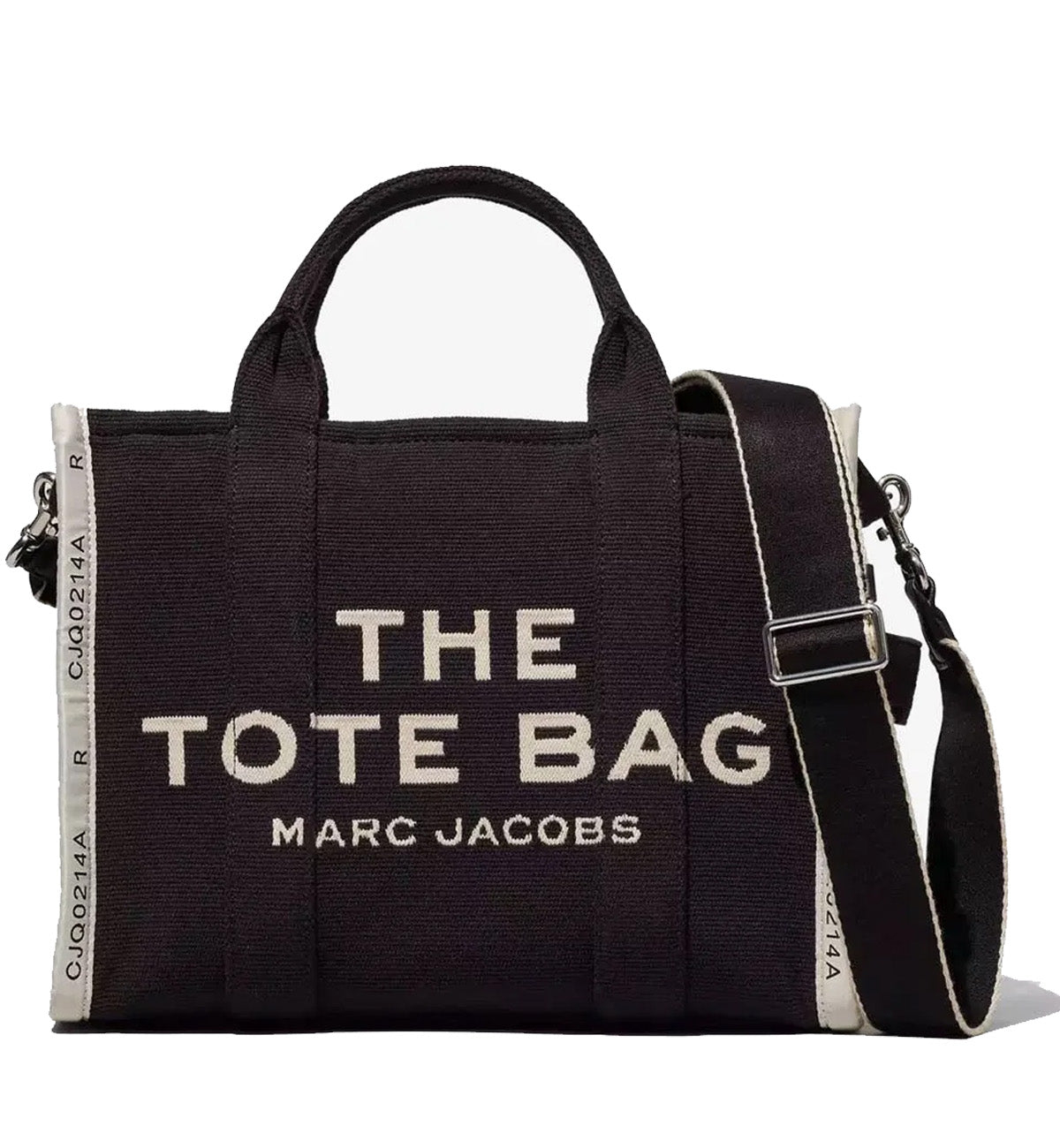 MARC JACOBS The Small Jacquard Tote Bag (Black)