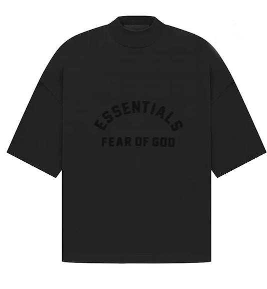Fear of God Essentials SS23 Bonded Logo Dubai Exclusive (Jet Black)
