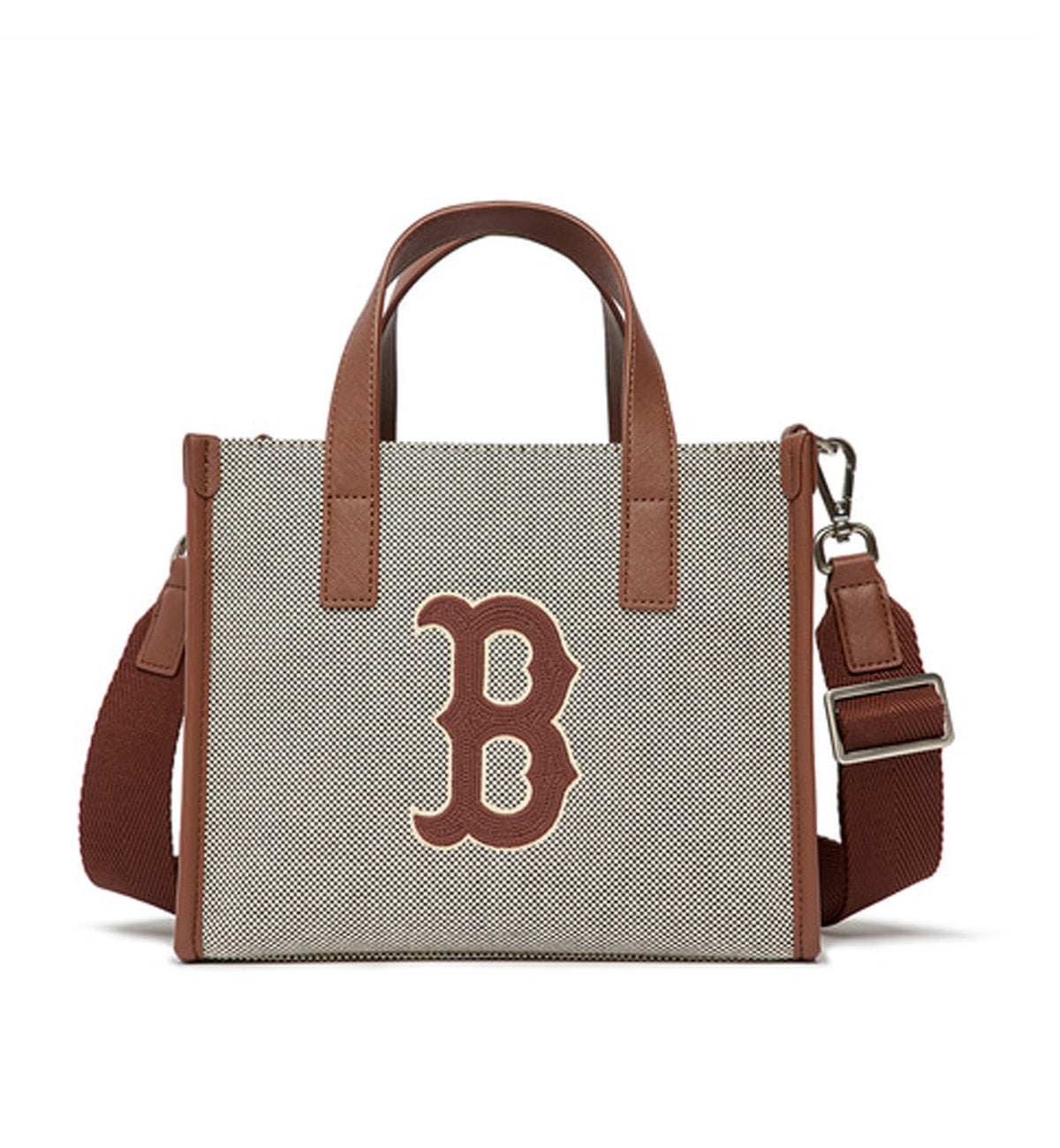 MLB Big Logo Canvas S Tote Bag Boston Redsox