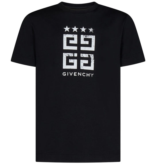 Givenchy 4G Star Printed T-Shirt (Black)