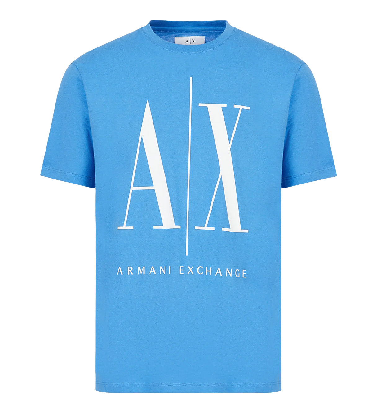 Armani Exchange Icon Logo Tee (Sky Blue)