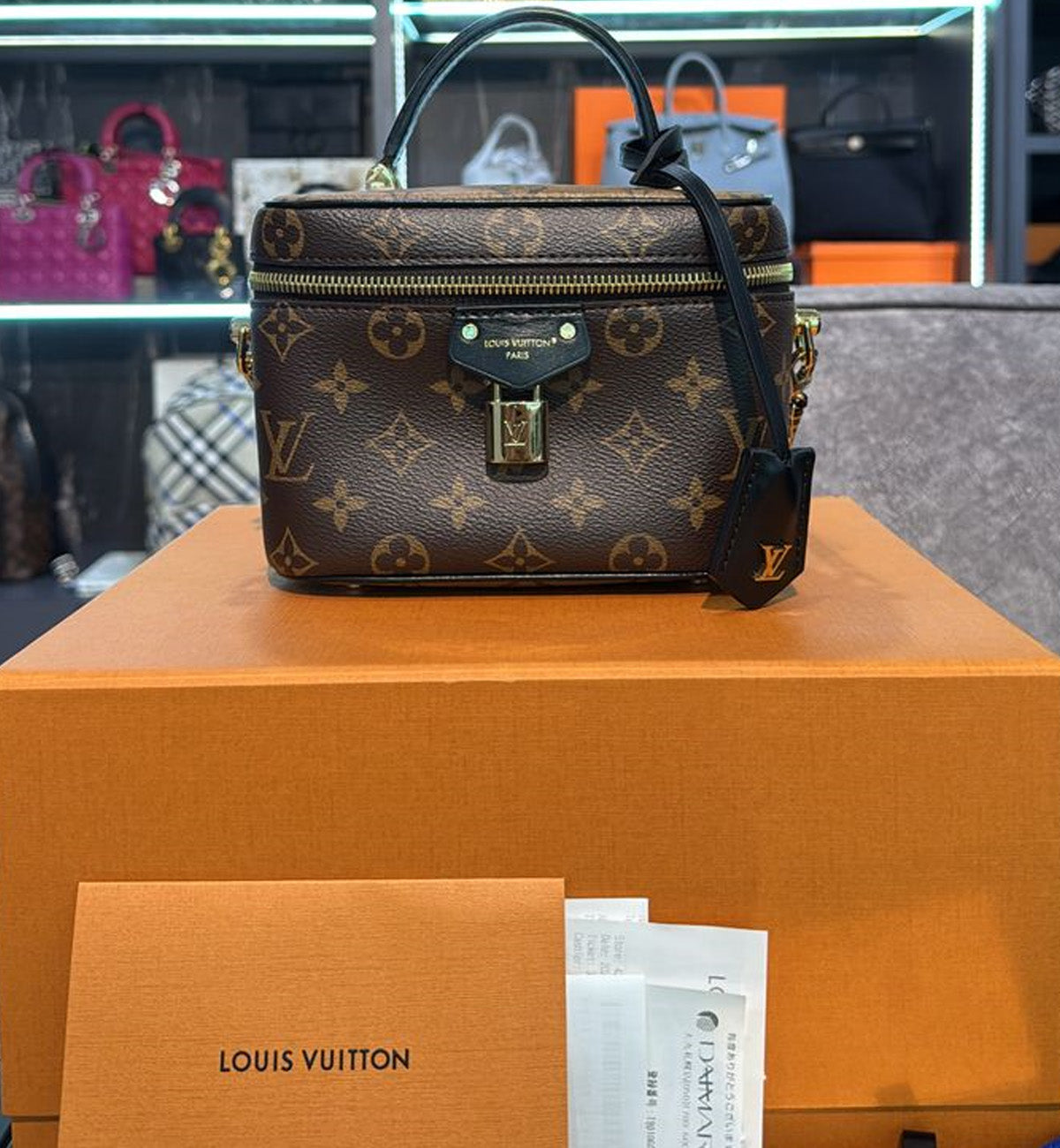 [Pre-Used] LV Vanity PM Monogram Reverse Brown