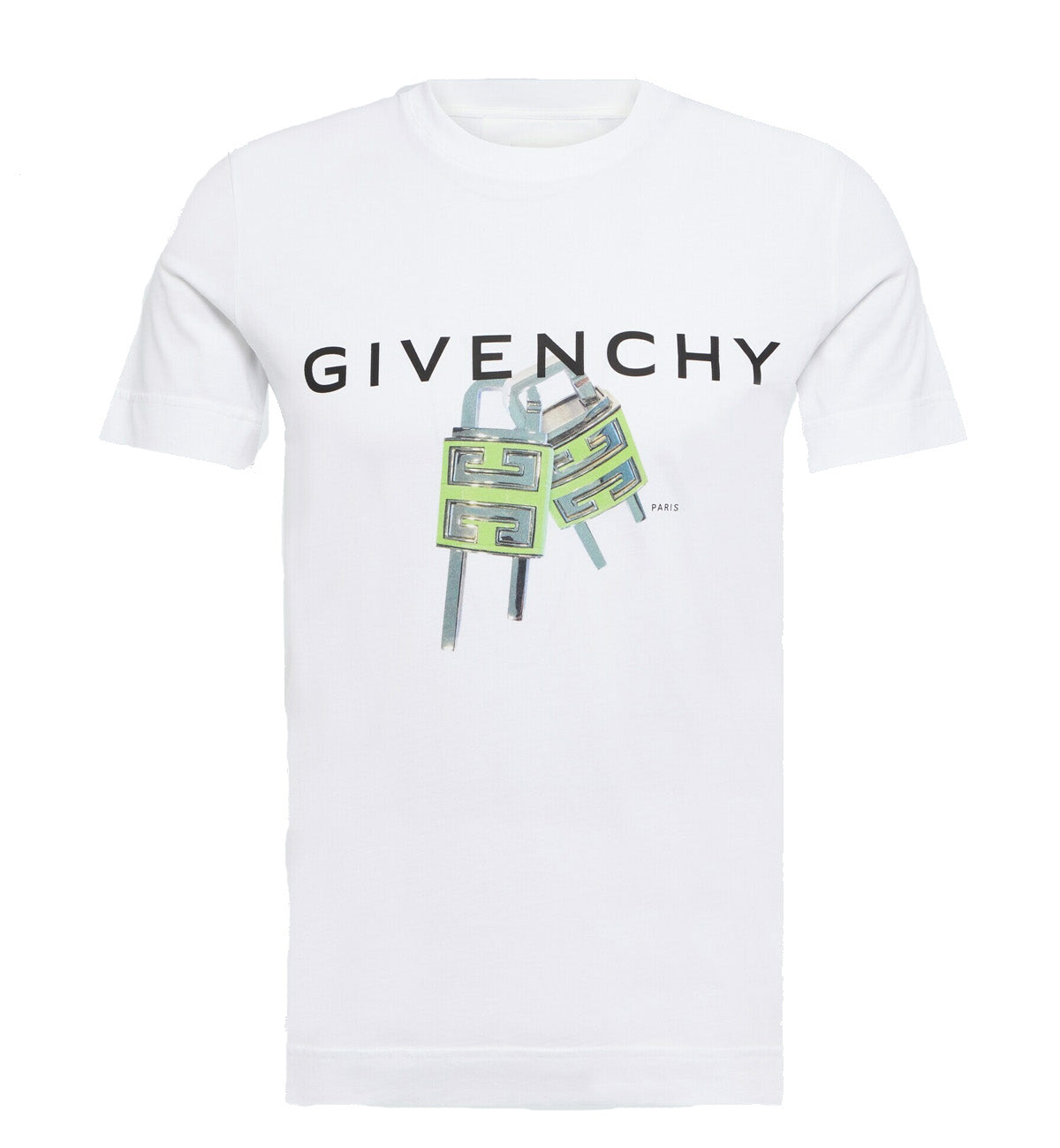 Givenchy 4G Padlock T-Shirt (White)