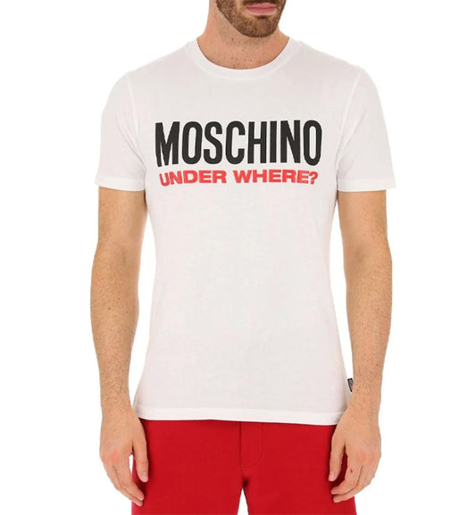 Moschino 'Under Where' T-shirt (White)