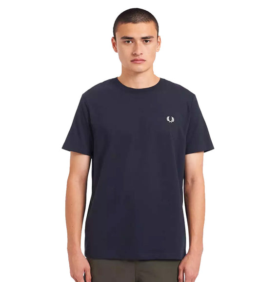 Fred Perry Navy Blue with Small Logo T-Shirt