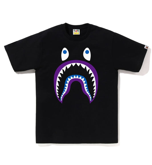 Bape Ponr Shark T-Shirt (Black Purple)