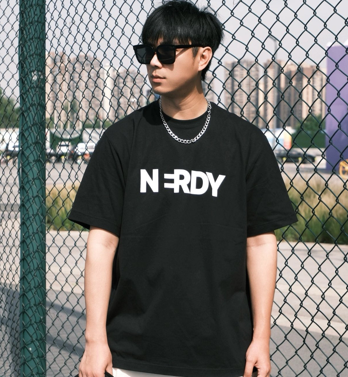 NERDY Blenk Big Logo T-Shirt (Black)